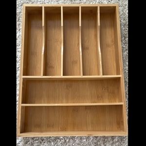 Beautiful bamboo drawer organizer